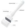 Microneedles Derma Roller - Microneedling Stamp 0.25 mm, Micro Needle Skin Care Tool for Men and Women Home Use - White